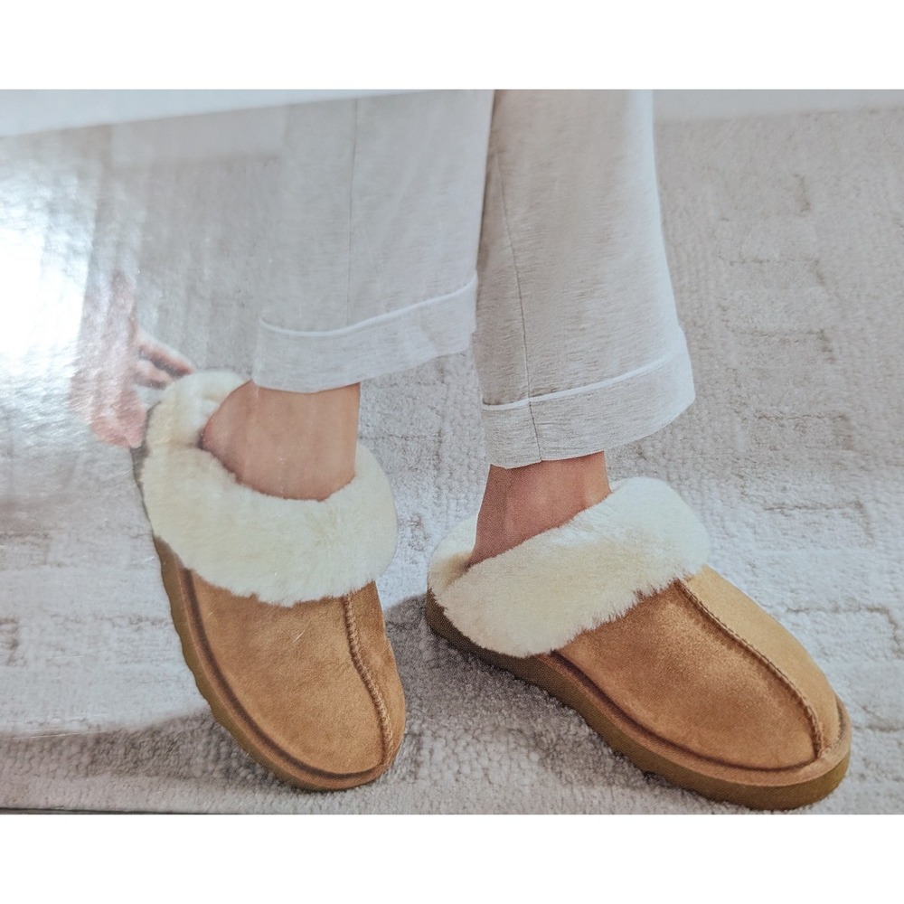Member's Mark Women's Indoor/Outdoor Sheepskin & Wool Slipper size 7
